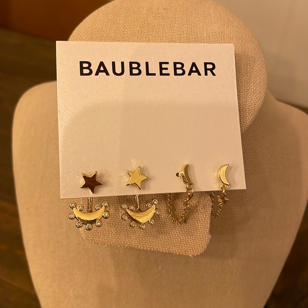 COPY - NWT BAUBLEBAR Cosmic Couple Earring Set